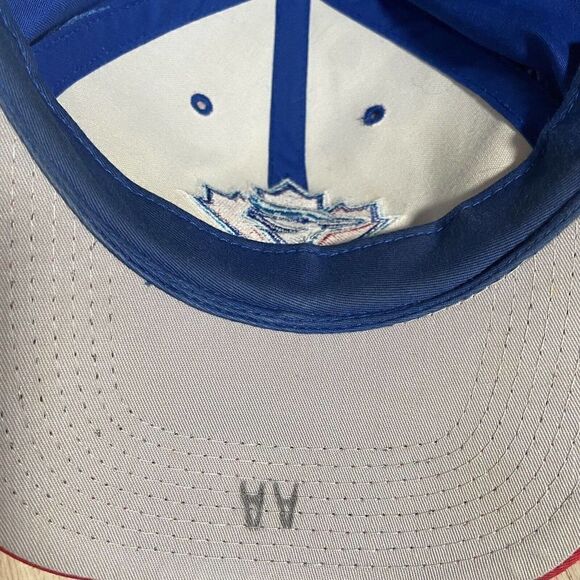 Vintage Outdoor Cap Toronto Blue Jays Snapback Hat MLB Baseball Blue Red Cap - Picture 6 of 8